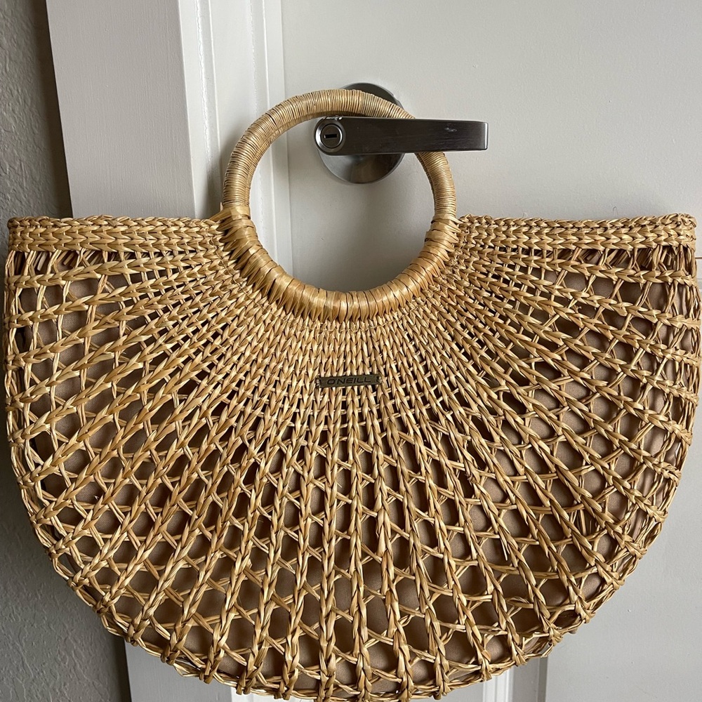 O’Neil woven satchel bag